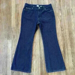 CK Calvin Klein Jeans denim flare leg jean women's size 13 100%cotton